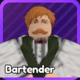 Bartender unit from the Anime Fantasy: RE Roblox experience.