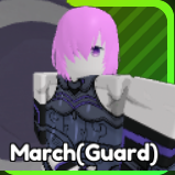 March (Guard) unit from the Anime Fantasy: RE Roblox experience.